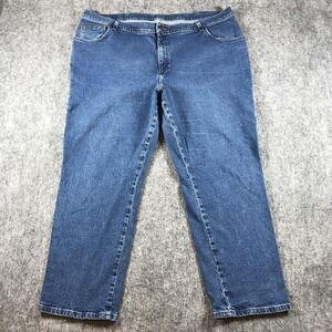 Riders by Lee Jeans Womens 22W Medium‎ Wash Relaxed Straight Denim